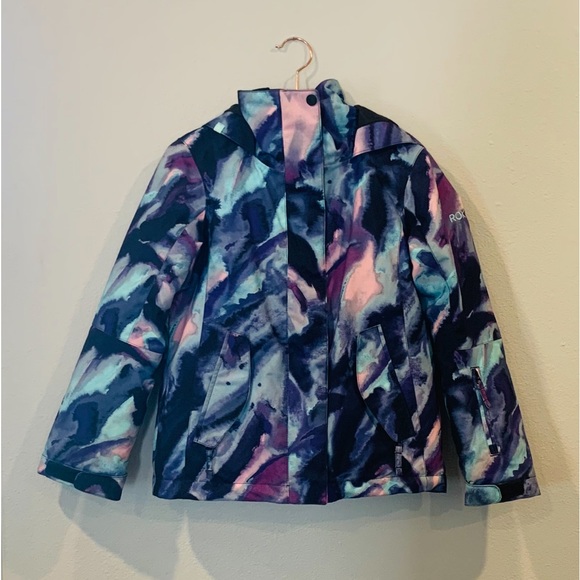 Roxy Girl Other - Roxy Girl kids winter coat-size small. Purple, light blue and light pink pattern